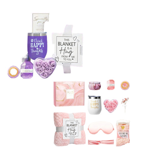 ABS Relaxing SelfCare Package Kit With Luxurious Bath-Purple 1