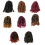 Dreadlocks Coily Textured Headpiece Flexible Comfortable-E. 2
