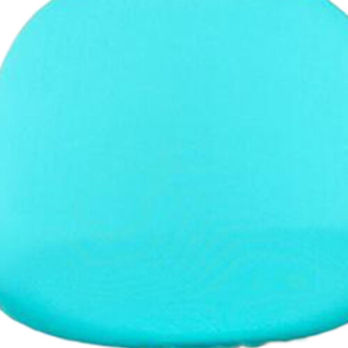 Trekk til kontorstol i cyanfarget stretch, vaskbart spandex 2