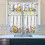 Spring Floral Kitchen Curtain Valance Set 3 pcs 3
