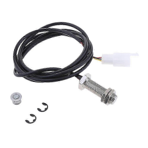 2025 Digital Speedometer Odometer Tachometer Sensor Cable & Magnet ATV Motorcycle 2