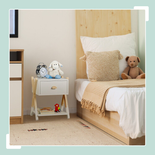 Children's Nightstand with Drawer, X-Design 2