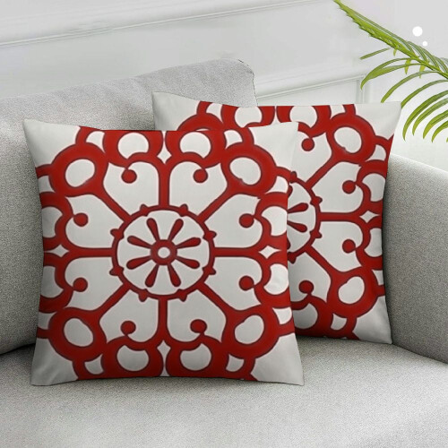 Ensemble de 2 housses de coussin courtes en peluche – 30 x 30 cm 2