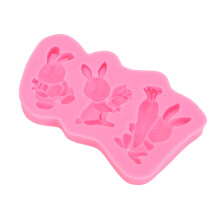 Ostern Fondantform Hasenmuster 3D Silikon