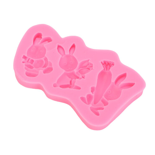 Ostern Fondantform Hasenmuster 3D Silikon
