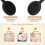 Double Ended Silicone Shower Brush - Exfoliating Back Cleaner 4