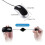 USB C Corded Mouse Laptops Mouse Corded Mouse Optical Travel Mouse Retractable Cable compatible with PC Desktop Mouse Notebook 3