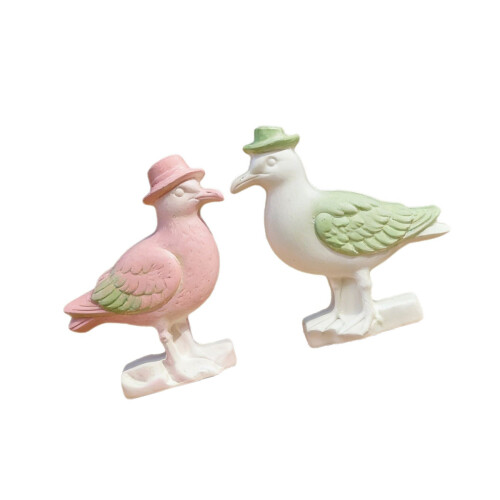 2Pcs Bird Silicone Molds Easy Demold Temperature Resistant