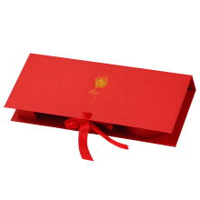 Cardboard Letter Shape Gift Box Flower Display Container-Red