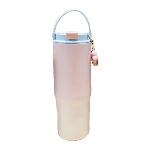 Elegant Gradient Vacuum Insulated Nonrust Steel-Pink 900ml