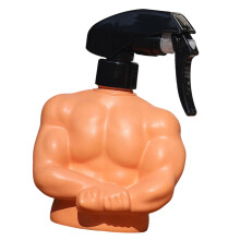 Large Manual Pressure Sprays Funny Muscle Men Watering-Black