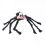 Supergruselige Spinne Halloween-Requisite Schwarz 76 cm 3