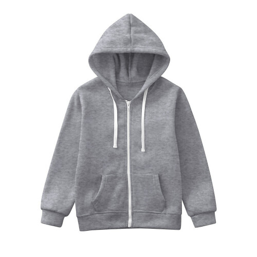 Kinderhoodie met volledige ritssluiting - Polyester, Unisex 2