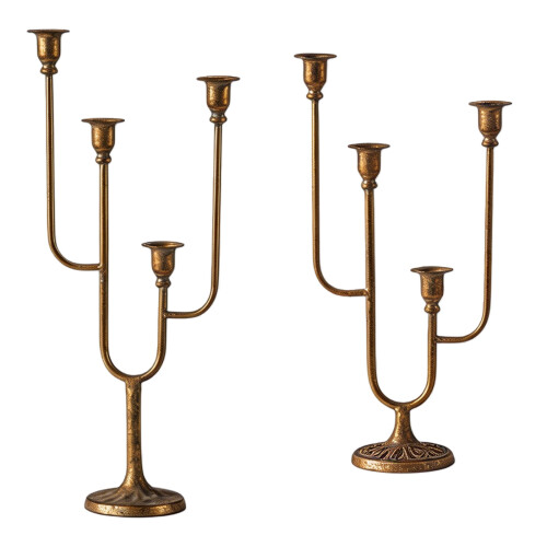 Candle Stick Holders,Iron Black Candlestick Holders-A3413 1