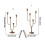 Candle Stick Holders,Iron Black Candlestick Holders-A3413 4