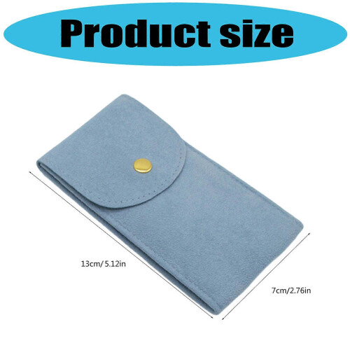 Travel Friendly Watch Protector Pouch Soft Scratch Resistant Fabric Lightweight Storage Jewelry Solution 2