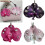 Artistic Phalaenopsis Shaped Key Ring Reusable Plastic Construction Keychain Pendant compatible with Practical Decorative Solution 2