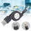 Adjustable Length USB 5V Power Cord DC4.0mmx1.7mm Plug Charging Cable Line compatible with LED Lights Small Electronics 2