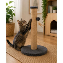 Árvore para gatos - EDEN - Riba - 60 cm - Base acolchoada - Poste de corda de juta