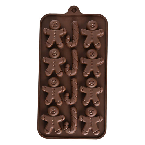 Soft Flexible Silicone Molds For DIY-Chocolate Lollipop Shape