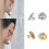 Secure Earring Backs compatible with Heavy Earrings Discreet Support Solution No Visible Hardware compatible with Stylish Look 2