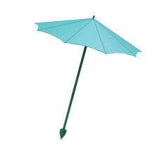 Plantenschaduwparaplu Weerbestendig zonneschermdoek-Blauw