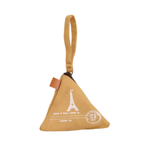 Creative Canvas Zongzi Coin Bag Ethnic Patterned Rice-C