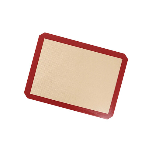 Heat Resistant Silicone Cookie Sheet Perfect For Baking-Red 2