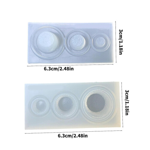 2 Stück lebensmittelechte Eiscremebehälterform, flexibel, Bastelbedarf, kompatibel mit Projektmaterialien 2