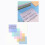 5 Pcs Waterproof Note Pad Clear Memos Pad Easy to Write Multifunctional Notepads Macaroon Color Sticking Note 2
