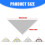 Clear Set Square 180 Degrees Protractors Geometry Drafting Angles Measuring Tool compatible with Architectural Drawing Math Drafting 3