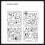 Art Classroom Essential Reusable Stencil Set Holiday Theme Patterns compatible with Teachers And Students PET Multicolor 5