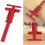 Sliding Edge Ruler Woodworking Marking Ruler Woodworking Construction Ruler Practical T-shaped Ruler compatible with DIY Project 2