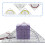 Clear Set Square 180 Degrees Protractors Geometry Drafting Angles Measuring Tool compatible with Architectural Drawing Math Drafting 4