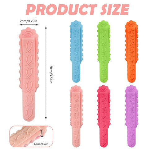 Automatic Bookmarks Silicone Bookmarks Simple Bookmarks Clip Creative Book Page Holder Reading Supplies compatible with Teacher 2