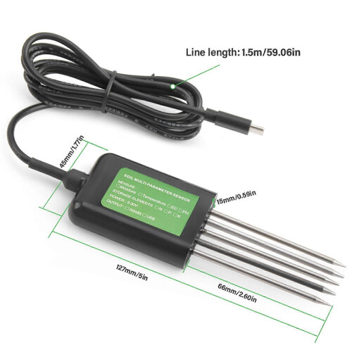 Functional Soil Health Analyzers Delivers Precise Nutrient Moisture Temperature Readings Through Mobile Connectivities 2