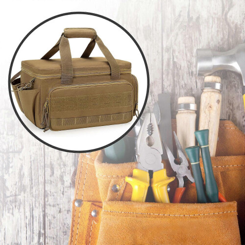Versatile Tool Bag with Thick Padded Bottom Sturdy Work Bag Designed compatible with Easy Transport and Secure Storage of Tool 1