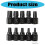 Bolt Extractor Set 10Pcs Stripped Bolt Extractor Set, Impact Bolt Nut Removal Tool, Easy Out Remove Rusted Damaged Screw 3