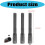 Precise Thin Wall Hexagonal Impact Socket Wrenches 8mm Size Space Saving Design Time Saving Automotive Repair Tool 3