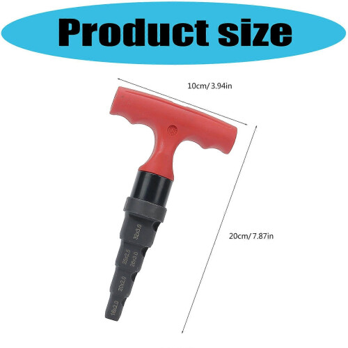 Auto Wheel Chamfer Tool 16/20/25/32mm Permanent Mixture Steel Manual Tool compatible with Pipe Deburring 2