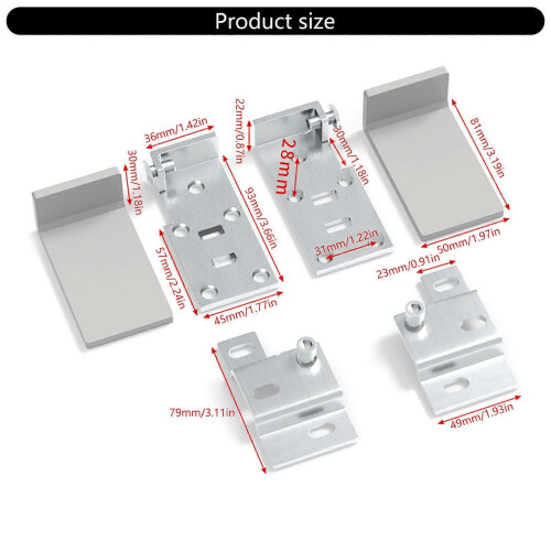 Wall Cabinet Hanging Plate Corner Bracket Kitchen Cabinet Brackets Carriers Plate Rustproof Concealed Mounting Bracket 2