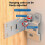 Wall Cabinet Hanging Plate Corner Bracket Kitchen Cabinet Brackets Carriers Plate Rustproof Concealed Mounting Bracket 4