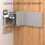 Wall Cabinet Hanging Plate Corner Bracket Kitchen Cabinet Brackets Carriers Plate Rustproof Concealed Mounting Bracket 5
