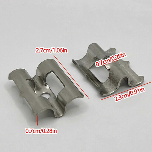 Seamlessly Composites Deck Brackets Weatherproof Decking Clip compatible with Professional Spacing Installation 2