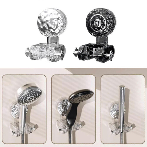 Handheld Showerhead Bracket Adjustable Shower Holder Removable Showerhead Bracket Suction Cup Shower Head Hold 1