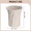 Canvas Hanging Tools Storage Bag Tool Organizer Large Capacity Lightweight 3