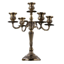 Candelabro europeo in lega con 3 o 5 bracci