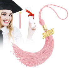 Borla de formatura com fios dourados/prateados – Conjunto de 1 a 12 unidades