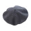 Damesbaret van wolmix, gebreide stijl, Frans, donkergrijs 1