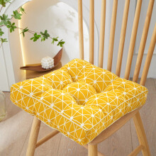 Coussins de chaise d'extérieur 40 x 40 cm, coins arrondis capitonnés